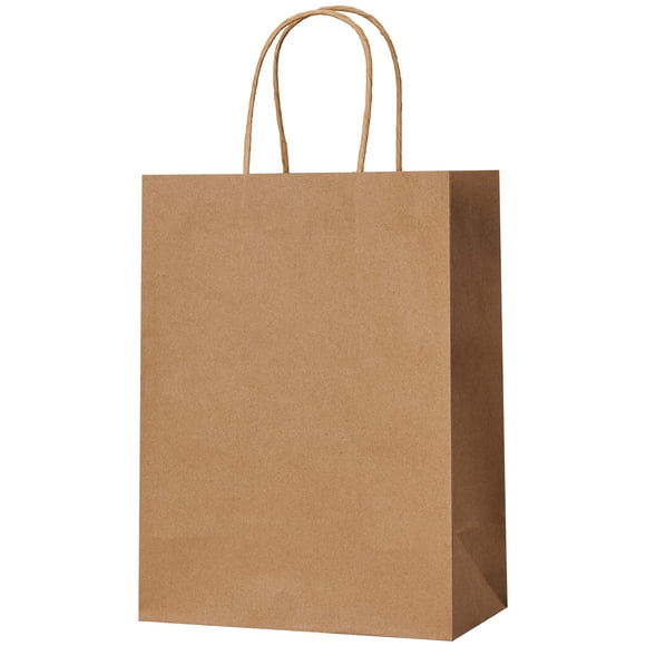 Bolsas de regalo METAPRINT Brown Paper, 100 unidades, 22 x 11,5 x 27,5 cm