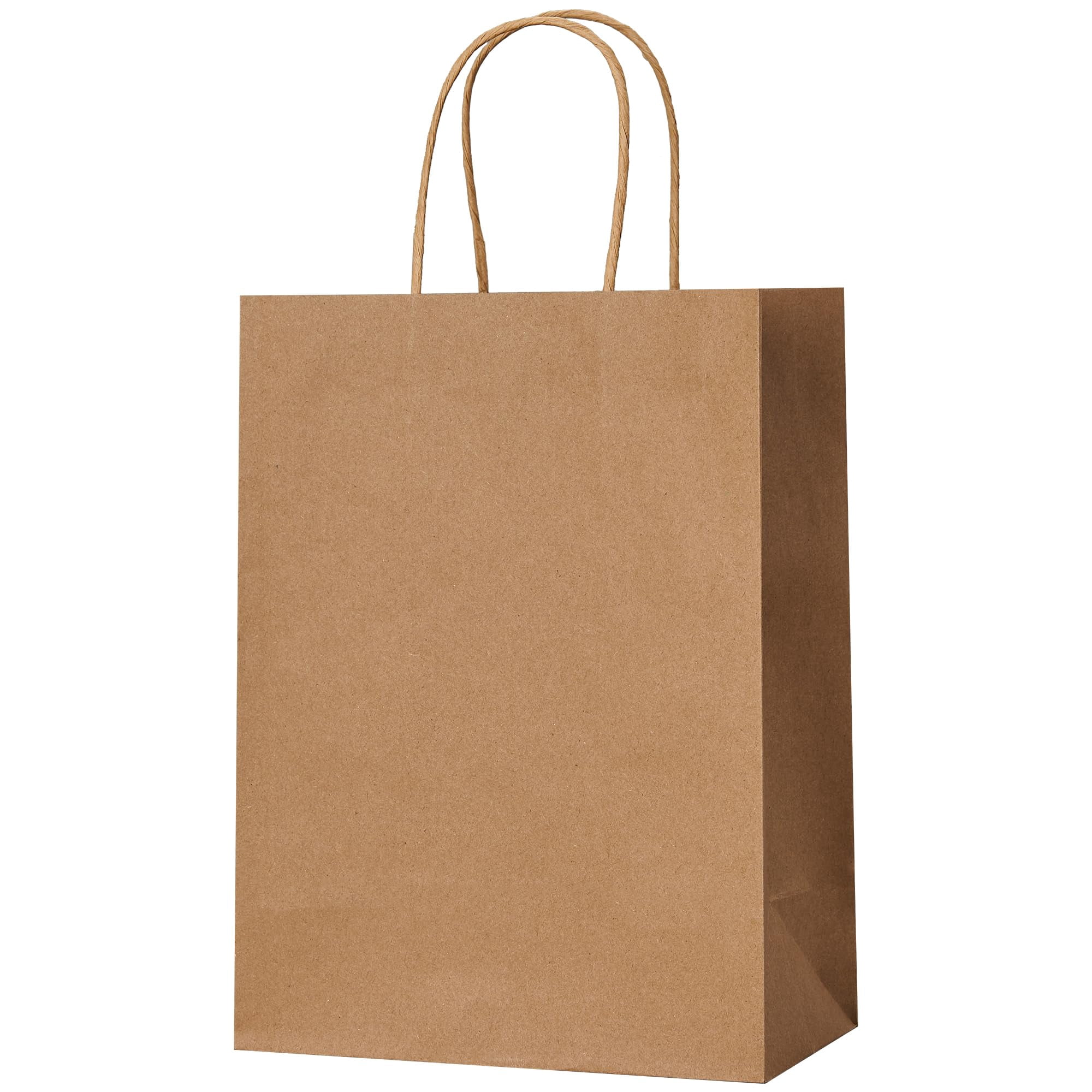 Bolsas De Regalo Metaprint Brown Paper, 100 Unidades, 22 X 11,5 X 27,5 Cm