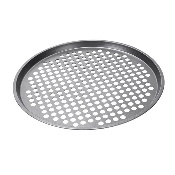 Molde Para Pizza Con Agujeros De Acero Al Carbono, Calentamiento Uniforme Para Horno, Para Pasteles Caseros, Pan, 36 Cm