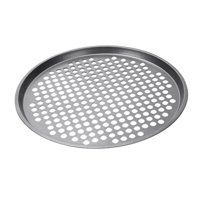 Bothyi - Molde Para Pizza Con Agujeros De Acero Al Carbono, Calentamiento Uniforme Para Horno, Para Pasteles Caseros, Pan, 36 Cm