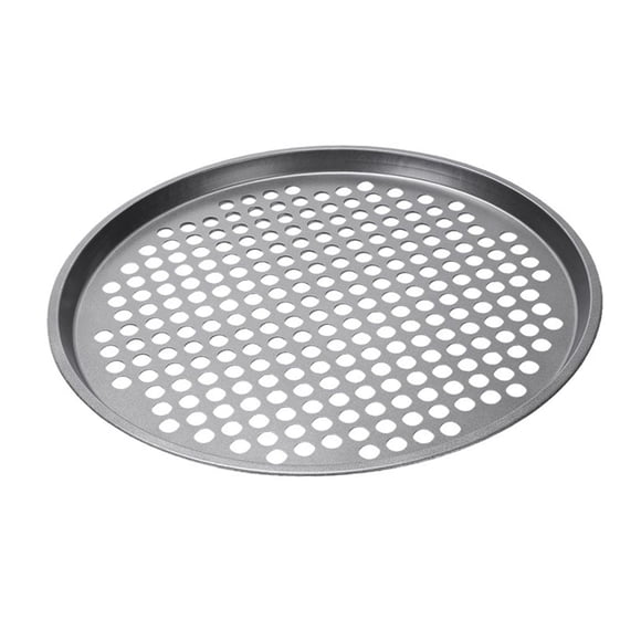 Molde Para Pizza Con Agujeros De Acero Al Carbono, Calentamiento Uniforme Para Horno, Para Pasteles Caseros, Pan, 33 Cm
