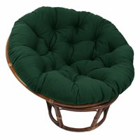 Cojín Papasan Para Silla Blazing Needles, Sarga Maciza, Color Verde Bosque