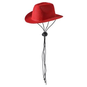 Magideal - Sombrero De Mascotas, Gorro De Disfraz De Gato, Accesorios Para Fotos Con Correa Elástica Ajustable, Decoración De Cachorros Para Fiesta Temática, Dis , Rojo