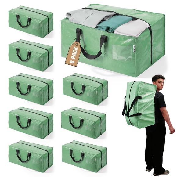 WORKPRO Juego de 8 Bolsas Grandes para Mudanza 74x36x33 cm Resistente