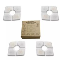 Maxdescuentos - Filtros Bebedero Cuadrados Fuente De Agua X4