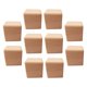 thumbnail image 1 of 10x Bloques De Madera Sin Terminar Cuadrados Adorno Artesanía De Bricolaje Modelado 4CM, 1 of 5
