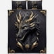thumbnail image 3 of Love Dragons - Juego de edredón personalizado Dragón, 3 of 3