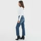 thumbnail image 4 of Jeans Mujer Straight Fit Elasticado Azul Oscuro Corona, 4 of 5