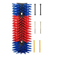 Ioensy - Cepillo De Masaje Resistente Para Rascar El Ganado, Para Caballos, Alces Y Ciervos, Azul Y Rojo