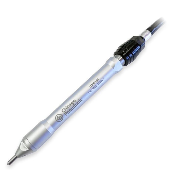 Pluma de Grabado Chicago Pneumatic con Manguera de 2 m y 11 400 Golpes por Minuto