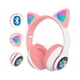 thumbnail image 4 of Audifonos Bluetooth Over Ear Orejas Gatito RGB Rosados, 4 of 4