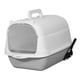 thumbnail image 2 of Caja De Arena Para Gatos Con Capucha Inodoro Para Gatos Cerrado Y Cubierto Caja De Arena Duradera Para Mascotas De Mano Gris, 2 of 5