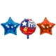 thumbnail image 3 of Set 5 Globos Bandera Chilena Estrellas Fiestas Patrias Cotillon, 3 of 3