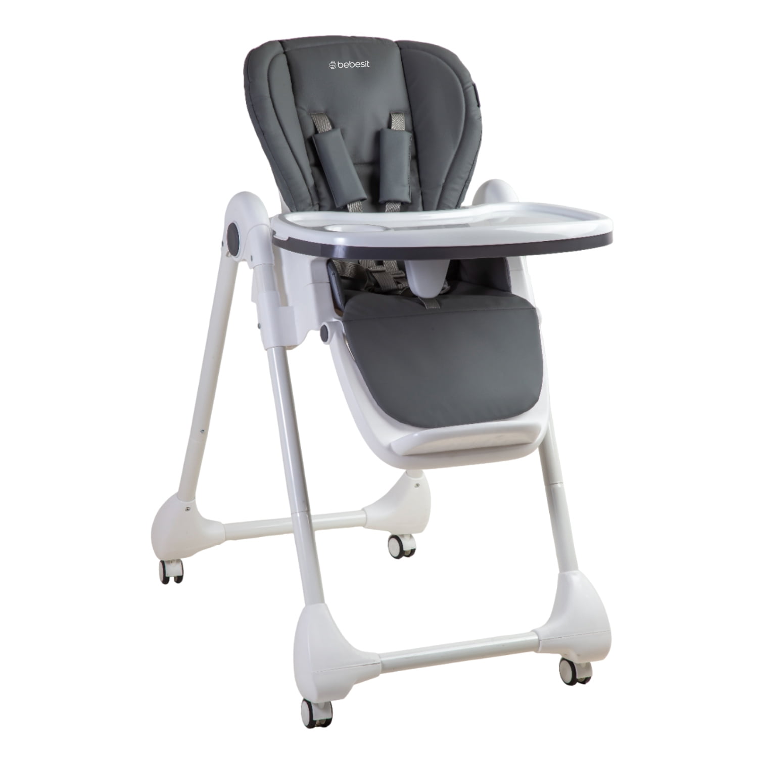 Bebesit - Silla De Comer Easyfeed Gris