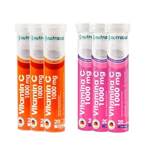 Nutrazul - Vitamina C 1000 Mg -Pack 6 - Sabores