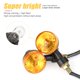 thumbnail image 3 of Luces intermitentes HIPOPY 12V pack de 4 (ámbar y negro), 3 of 6