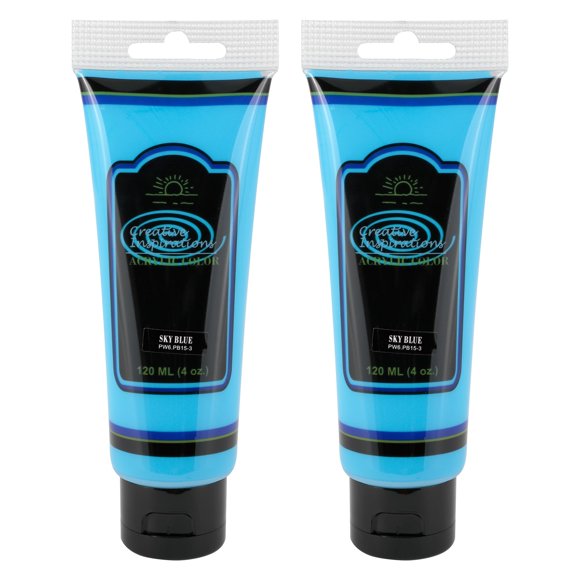 Pintura Acrílica Creative Inspirations Sky Blue 120 ml (paquete de 2)