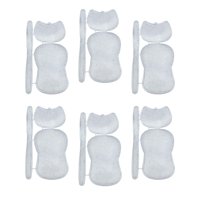 Magideal - 6 Hojas De Lona De Plástico De Malla, Accesorios De Costura Transparentes Rectangulares, Accesorios Hechos A Mano Para Hacer Bolsas, Hilo, Artesanía,