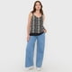 thumbnail image 4 of Blusa Mujer Pabilo Grueso Print Pitón Negro Corona, 4 of 5
