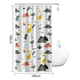 thumbnail image 4 of Cortina De Baño Infantil Diseño Dinosaurios Peva 180x180cm, 4 of 4