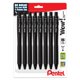 thumbnail image 1 of Bolígrafo Pentel 1.4 mm negro - paquete de 8 unidades, 1 of 7