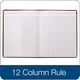 thumbnail image 3 of Libro de Contabilidad Adams ARB8012M 7x23 cm 12 Columnas 80 Páginas, 3 of 4