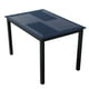 thumbnail image 1 of Mesa de comedor rectangular 160 cm Terraza, Restaurantes, Exteriores Negra, 1 of 6