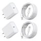 thumbnail image 1 of Cargador USB‑C Yeptech con cable Lightning MFi de 10 ft (3,05 m) – Pack de 2, 1 of 7