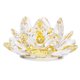 thumbnail image 5 of Crystal Lotus Flower Craft Pisapapeles Feng Shui Decor Love Holy Yellow, 5 of 5