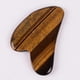 thumbnail image 1 of Tiger Eye Sawtooth Roller Shoulder Neck Massager Natural Stone Face Care Gua Sha Massage Set Tool acupuncture Health Beauty, 1 of 3