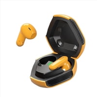 Aaronmei Auriculares Deportivos Bluetooth Tws 5.2 Amarillo