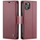 thumbnail image 1 of For IPhone 14 13 12 11 Pro Max XR XS Max Case With Card Holder,Wallet Case For Women Men With RFID Blocking, Durable Leather Kickstand Shockproof Case, 1 of 3