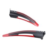 Ioensy - Guardabarros De Bicicleta De Montaña Piezas De Reparación De Cubierta Completa Guardabarros Delantero/Trasero Impermeable Rojo