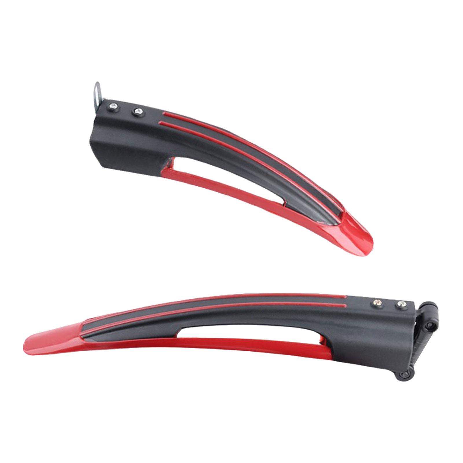 Ioensy - Guardabarros De Bicicleta De Montaña Piezas De Reparación De Cubierta Completa Guardabarros Delantero/Trasero Impermeable Rojo