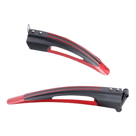 Ioensy - Guardabarros De Bicicleta De Montaña Piezas De Reparación De Cubierta Completa Guardabarros Delantero/Trasero Impermeable Rojo