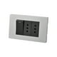thumbnail image 2 of Pack 10 Interruptor 1 912 16a Y Tomacorriente 2 10a - Gris Negro, 2 of 3