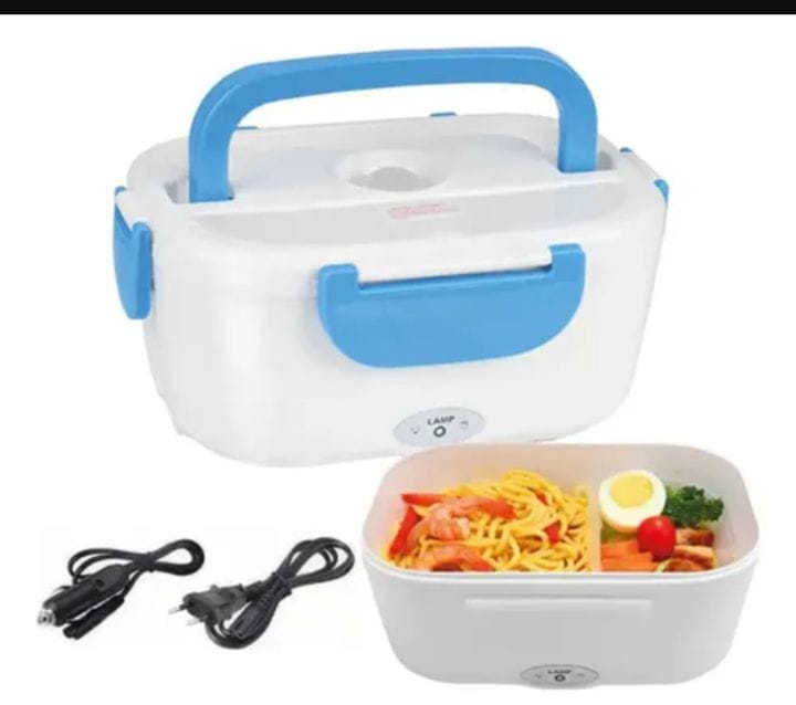 Casa Pagoda - Lonchera Práctica Calentadora Eléctrica Para Auto Y Oficina Azul