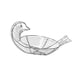 thumbnail image 5 of Cesta De Metal Para Huevos De Gallina, Decoración Del Hogar, única Para Salón, Banquete, Boda, Plata, 5 of 5
