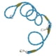 thumbnail image 5 of Correa de perro resistente Cuerda Manos libres Hombro colgado Doble cabeza Poliéster Sin tirones Cuerda antideslizante para correr Caminar Perro , azul, 5 of 5