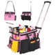 thumbnail image 1 of Cajón rodante de limpieza JKAOO 40 L rosa desmontable, 1 of 8