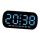 thumbnail image 3 of Reloj Despertador Digital Ajuste De Brillo De 5 Niveles Para Dormitorio, Estante, Sala De Estar, Azul, 3 of 3