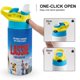 thumbnail image 4 of Lassie Botella de Agua con Tapa Pop Top de Un Toque, Acero Inoxidable, a Prueba de Fugas, para Deportes, Botella Infantil azul 12 oz, 4 of 6