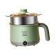 thumbnail image 3 of Olla Eléctrica Para Cocinar Al Vapor, Olla Para Cocinar Ramen, Para Arroz Frito, Color Gris Y Verde, 3 of 5