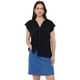 thumbnail image 1 of Blusa Mujer Cuello Mao Negro Corona, 1 of 5