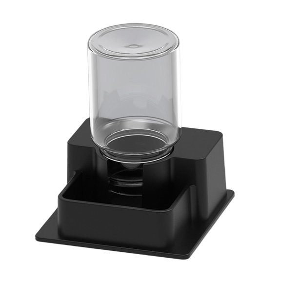 Bebedero Automático Decorativo Para Reptiles Con Botella Para Geckos, Color Negro