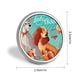 thumbnail image 2 of La dama y el vagabundo-Theme Round Button Badge: Premium Metal Construction, Ideal for High-End Events 2.8 cm, 2 of 6