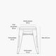 thumbnail image 5 of Piso Tolix Asiento Plata, 5 of 5
