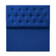 thumbnail image 1 of Respaldo de cama Botoné 1.5 Plaza felpa azul, 1 of 2