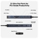 thumbnail image 2 of Hub USB‑C Hyper de 11 puertos, 2× HDMI 4K 60 Hz, 140 W PD 3.1, 2 of 9