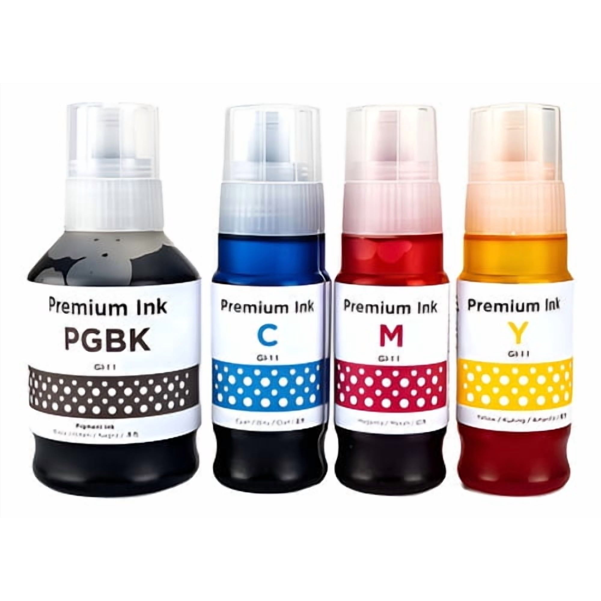 Aps - 4 Tintas Compatibles Con Canon Gi-11 Pixma G2160 / G3160